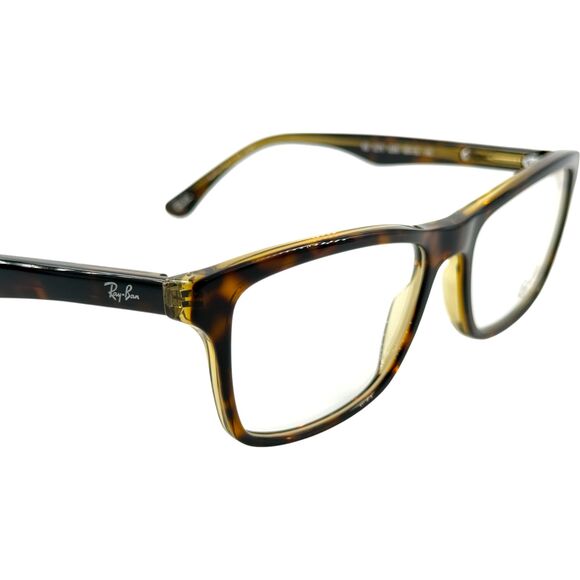 Ray Ban RB5279 Unisex Plastic Eyeglass Frame 8285 Havana On Trans Yellow 55-18 - Picture 5 of 5